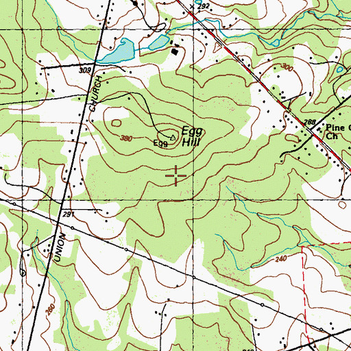 Topographic Map of Pleasant Hill Lookout Tower, MD