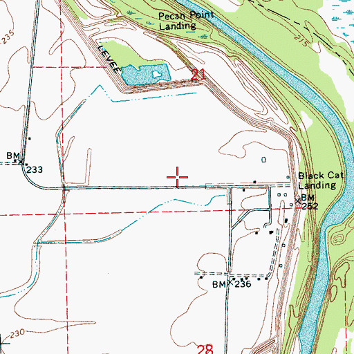 Topographic Map of Union Hill Church (historical), AR