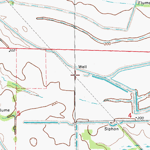 Topographic Map of Little Prairie (historical), AR