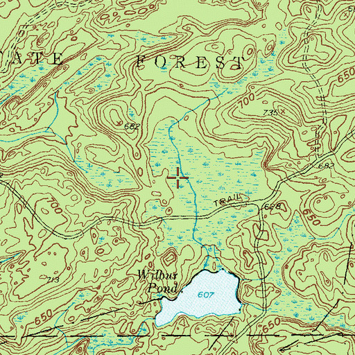 Topographic Map of Finberg Field, MA