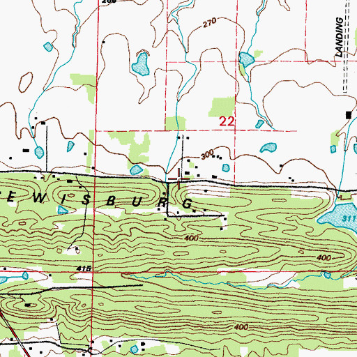 Topographic Map of McDermott Addition, AR