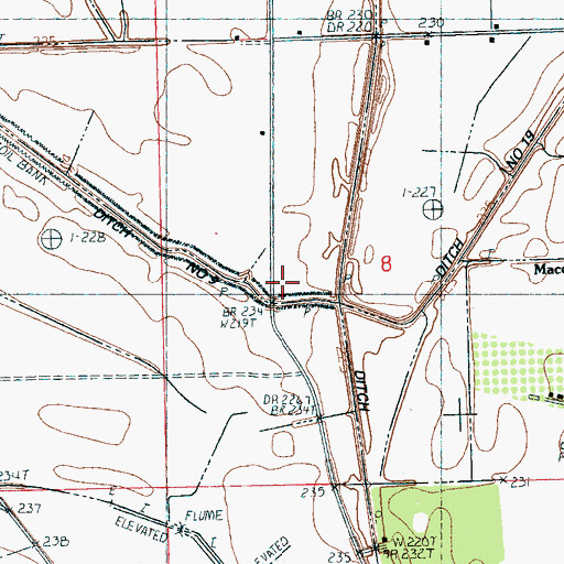 Topographic Map of Davis Church (historical), AR