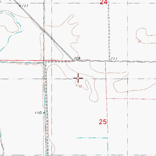 Topographic Map of Jackson (historical), AR