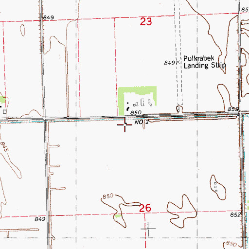 Topographic Map of Wilson School, MN