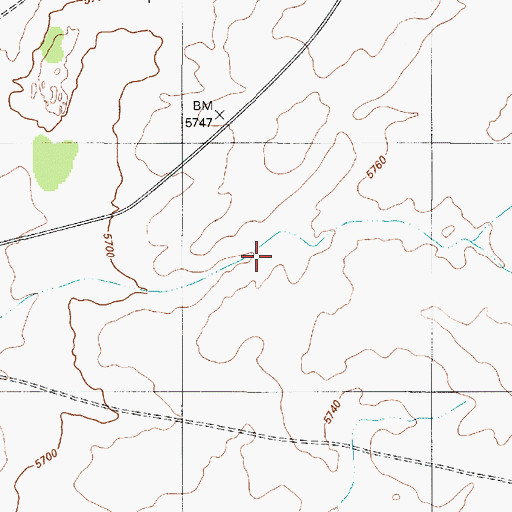 Topographic Map of Kaibito Plateau, AZ