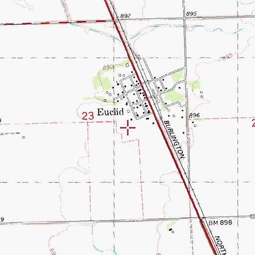 Topographic Map of Shimpa Airstrip, MN