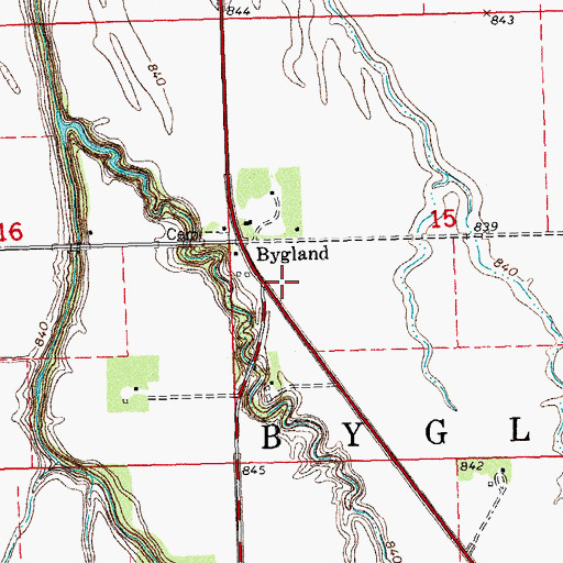 Topographic Map of KZLT-FM (East Grand Forks), MN