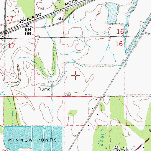 Topographic Map of Township of Brinkley, AR