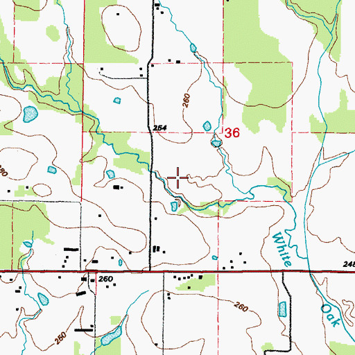 Topographic Map of Township of Royal, AR