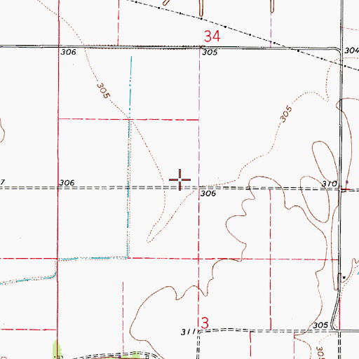 Topographic Map of Township of Lee (historical), AR