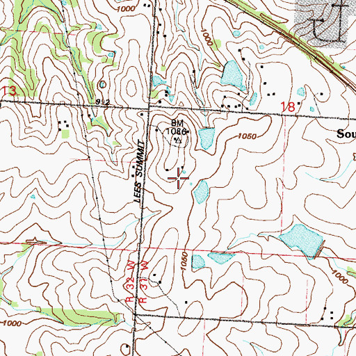 Topographic Map of Bowler Hill, MO