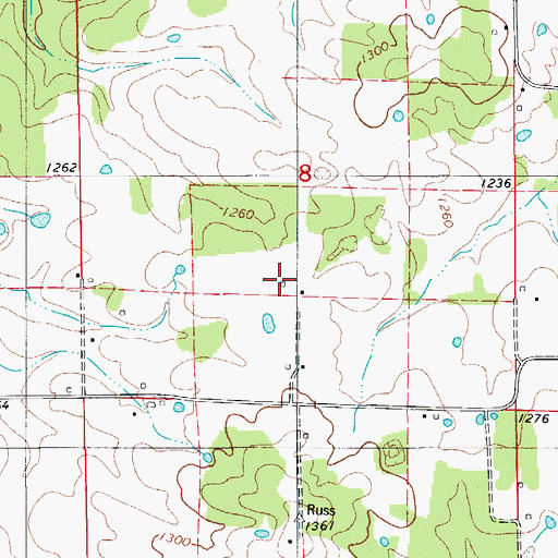 Topographic Map of Independence School, MO
