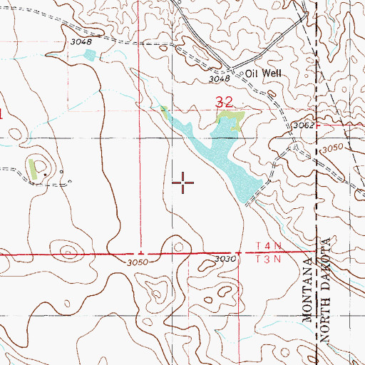 Topographic Map of Rusley Number 2 Dam, MT