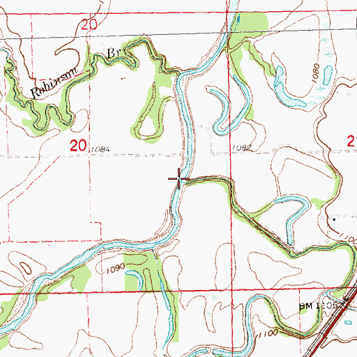 Topographic Map of Greenwood Creek, NE
