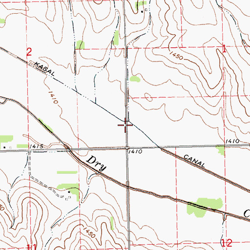 Topographic Map of Kasal Canal, NE