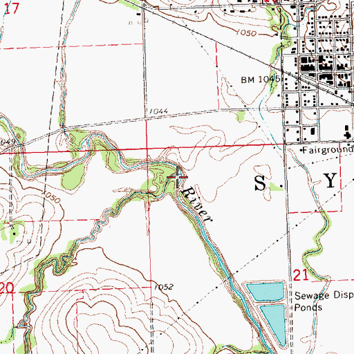 Topographic Map of Ziegler Creek, NE