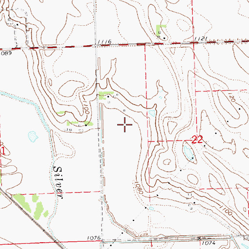 Topographic Map of Starns Brothers Airport, NE