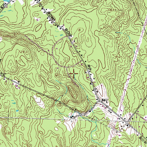 Topographic Map of Town of Bow, NH