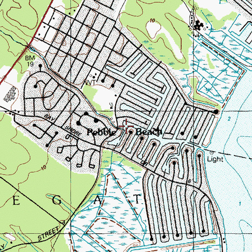Topographic Map of Lochiel Creek, NJ