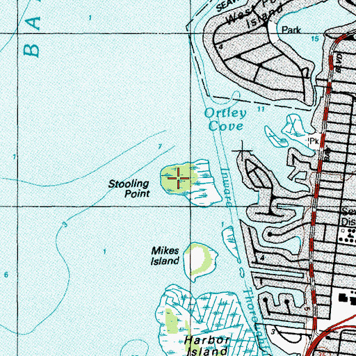 Topographic Map of Stooling Point, NJ