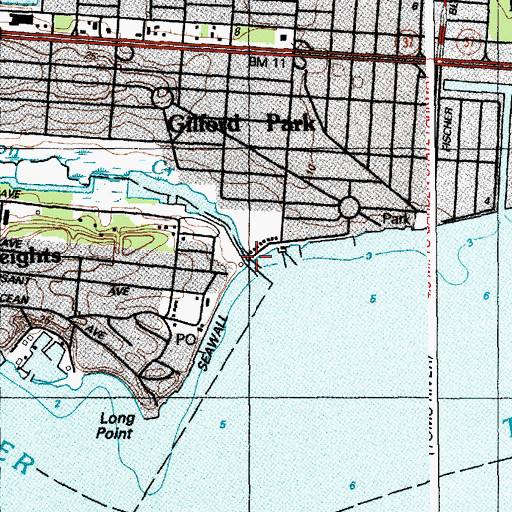 Topographic Map of Dillon Creek, NJ
