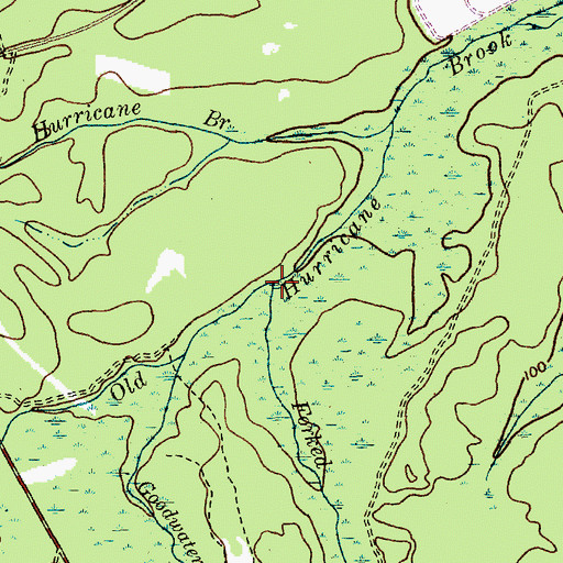 Topographic Map of Forked Brook, NJ