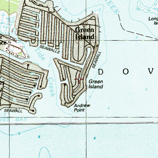 Topographic Map of Green Island, NJ