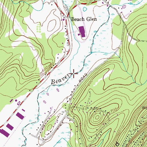 Topographic Map of Hibernia Brook, NJ