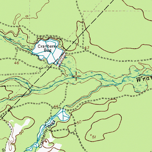 Topographic Map of Michaels Branch, NJ