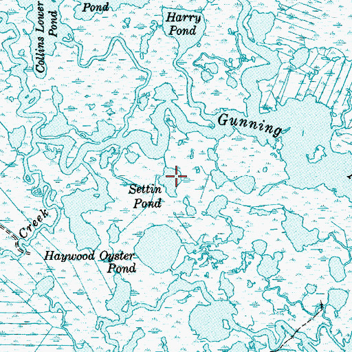Topographic Map of Settin Pond, NJ