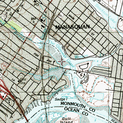 Topographic Map of The Glimmerglass, NJ