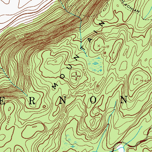 Topographic Map of Wawayanda Mountain, NJ