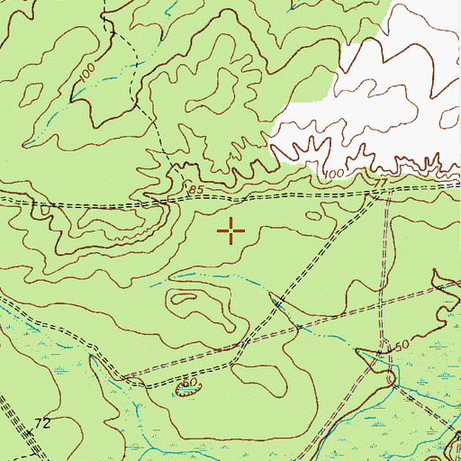 Topographic Map of Township of Lacey, NJ