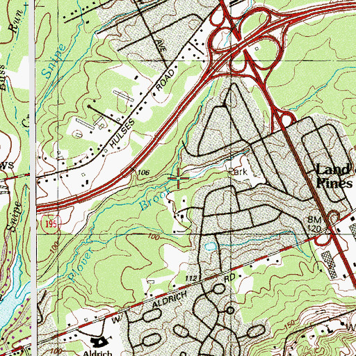 Topographic Map of Toad Creek, NJ