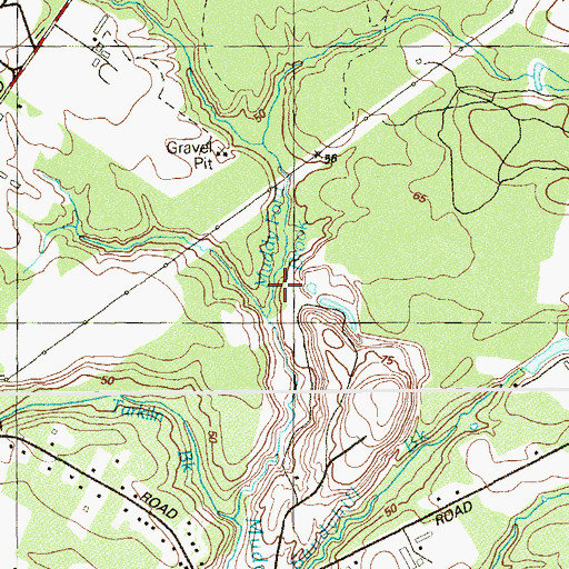 Topographic Map of Grouse Brook, NJ