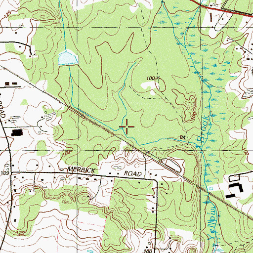 Topographic Map of Bittern Brook, NJ