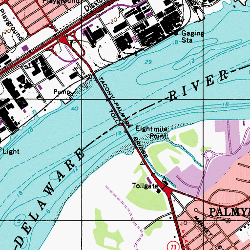 Topographic Map of Frankford Channel, NJ