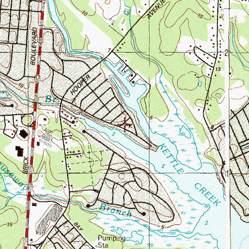 Topographic Map of Mallard Point, NJ