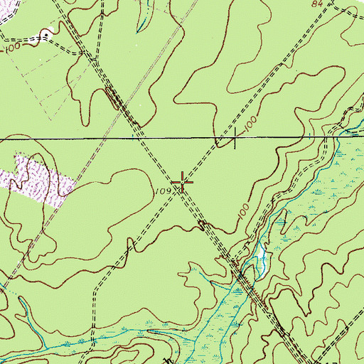 Topographic Map of Lacey, NJ