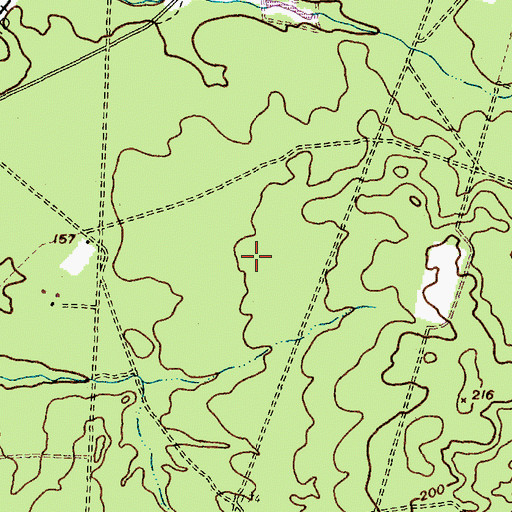 Topographic Map of Pasadena Wildlife Management Area, NJ