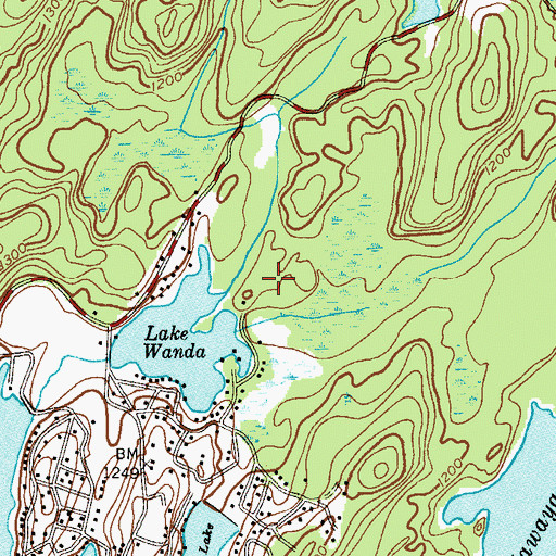 Topographic Map of Wawayanda State Park, NJ