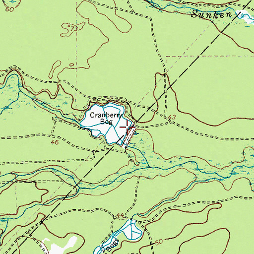 Topographic Map of Wrangel Brook Dam, NJ