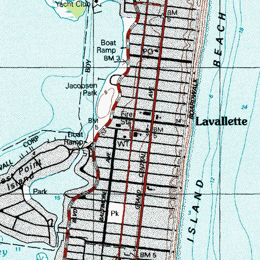 Topographic Map of WKTW-FM (Dover Township), NJ