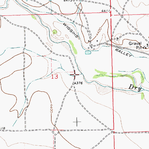Topographic Map of Bontz Arroyo, NM