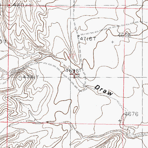 Topographic Map of Birner Windmill, NM