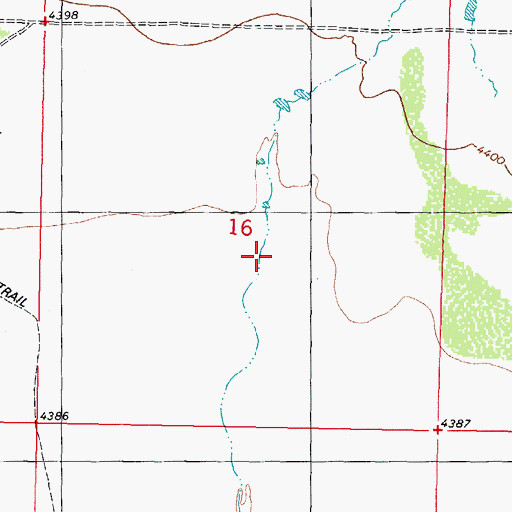 Topographic Map of Jornada Draw, NM