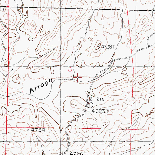 Topographic Map of McLeod Draw, NM