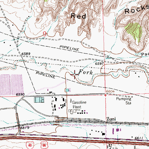 Topographic Map of Padre Canyon, NM