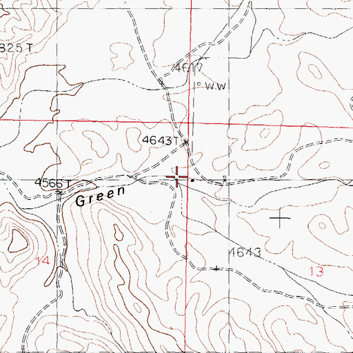Topographic Map of Tipton Ranch, NM