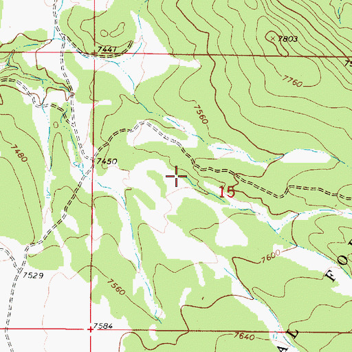 Topographic Map of Alamo Canyon, NM